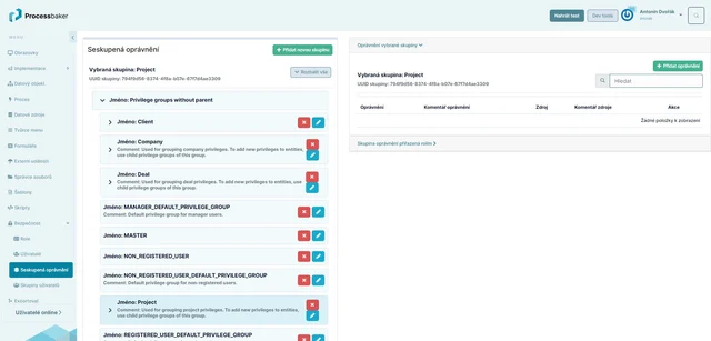 function users and roles